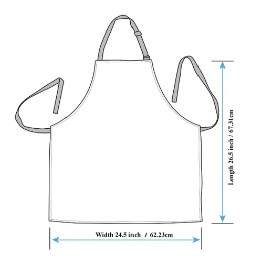 print on demand apron size - Cooking Gifts